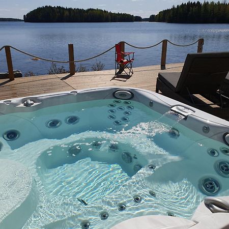 Stunning Log Cabin 45M2 On The Shore Of Kallavesi. Kuopio Exterior foto