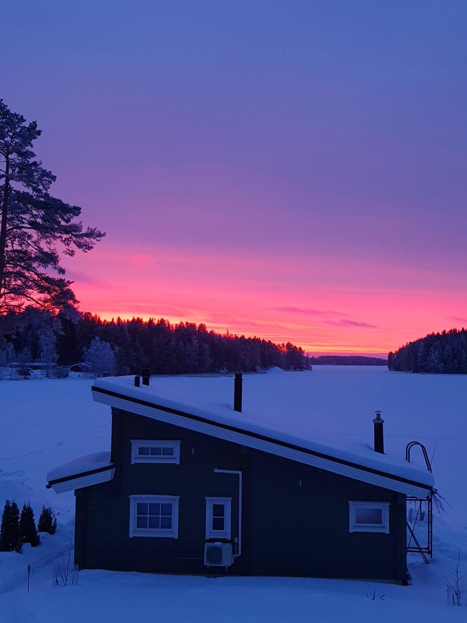 Stunning Log Cabin 45M2 On The Shore Of Kallavesi. Kuopio Exterior foto